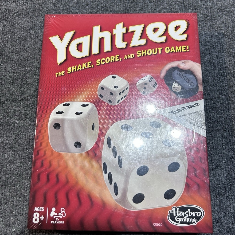 Brand New Hasbro Gaming Yahtzee Classic Dice Board Game
